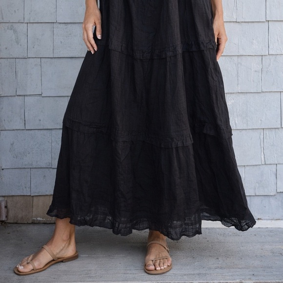Par & Escala Black Maxi Dress Size M/L - Picture 7 of 13